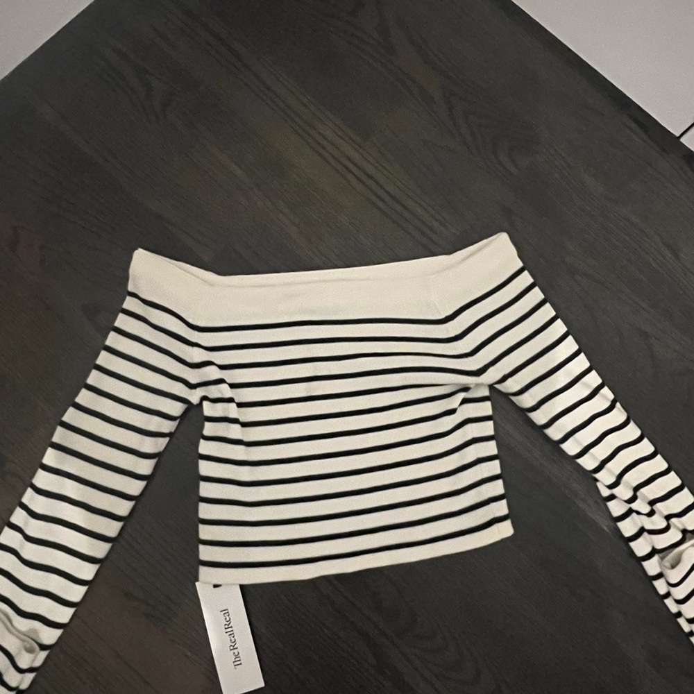 The frankie shop off the shoulder sweater